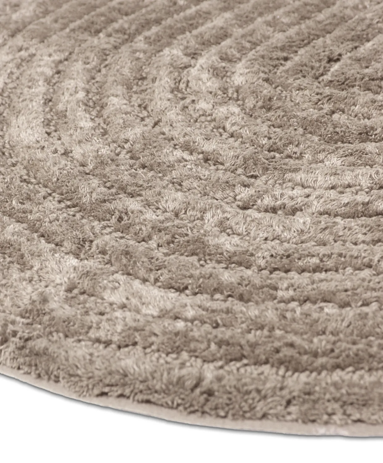 Oválny kúpeľňový koberec - Evena (béžový)