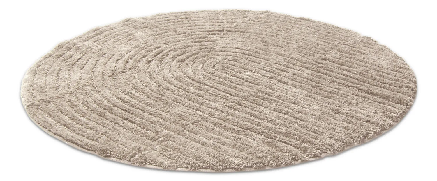Kúpeľňová rohož okrúhla - Evena (béžová)