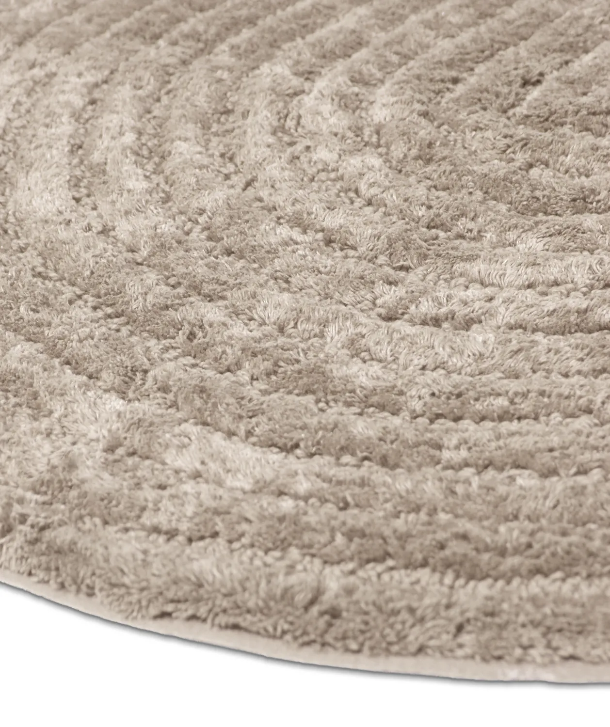 Kúpeľňová rohož okrúhla - Evena (béžová)