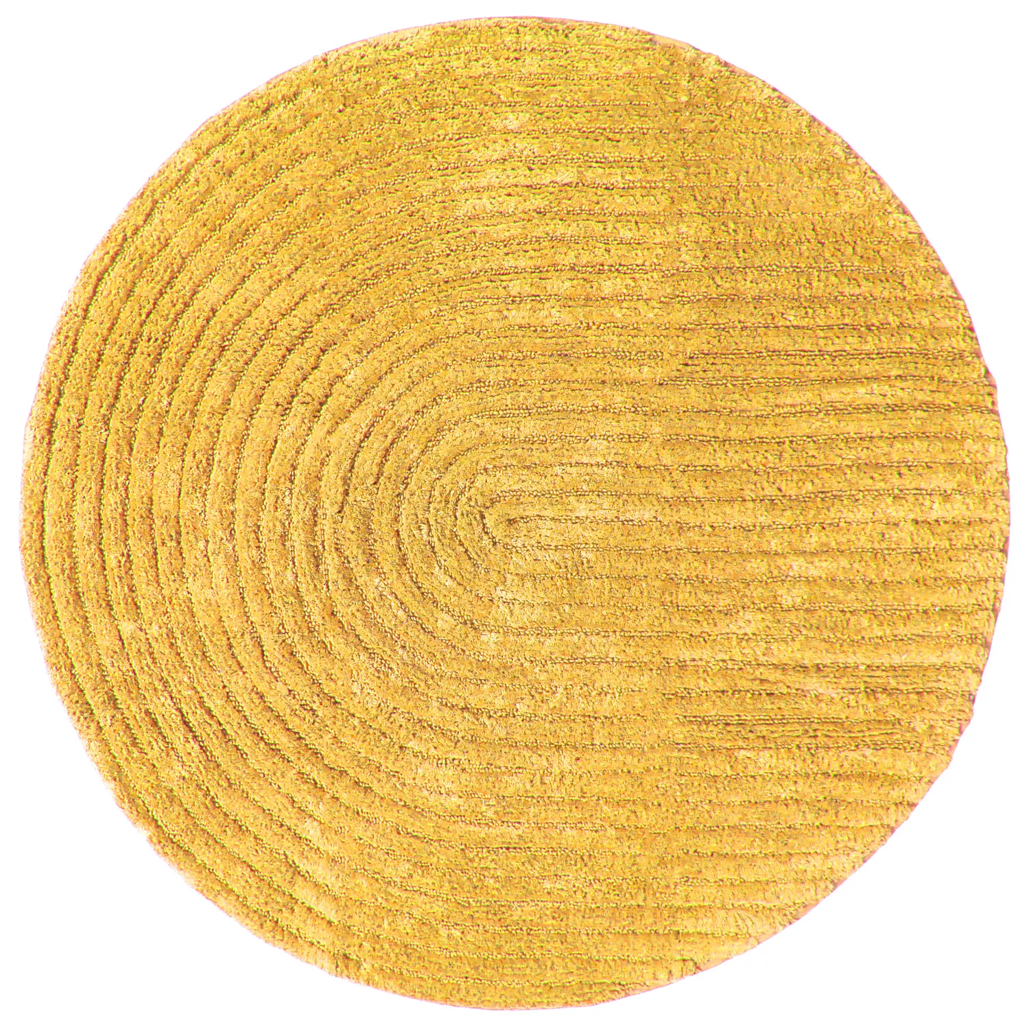 Kúpeľňová rohož okrúhla - Evena (žltá)