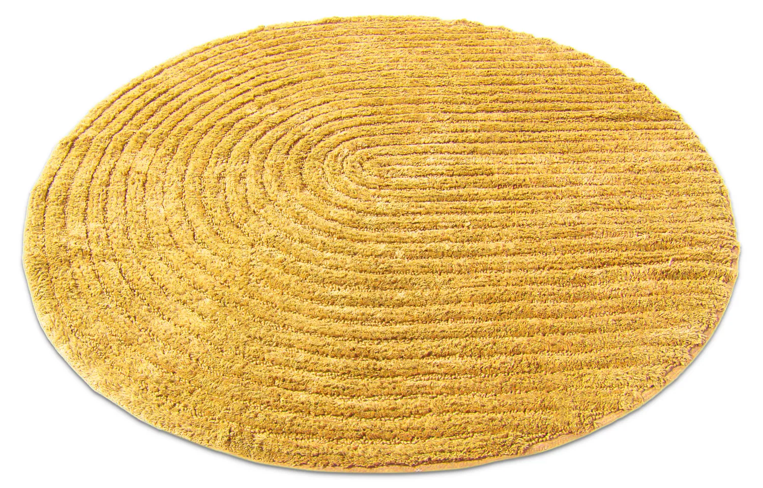 Kúpeľňová rohož okrúhla - Evena (žltá)
