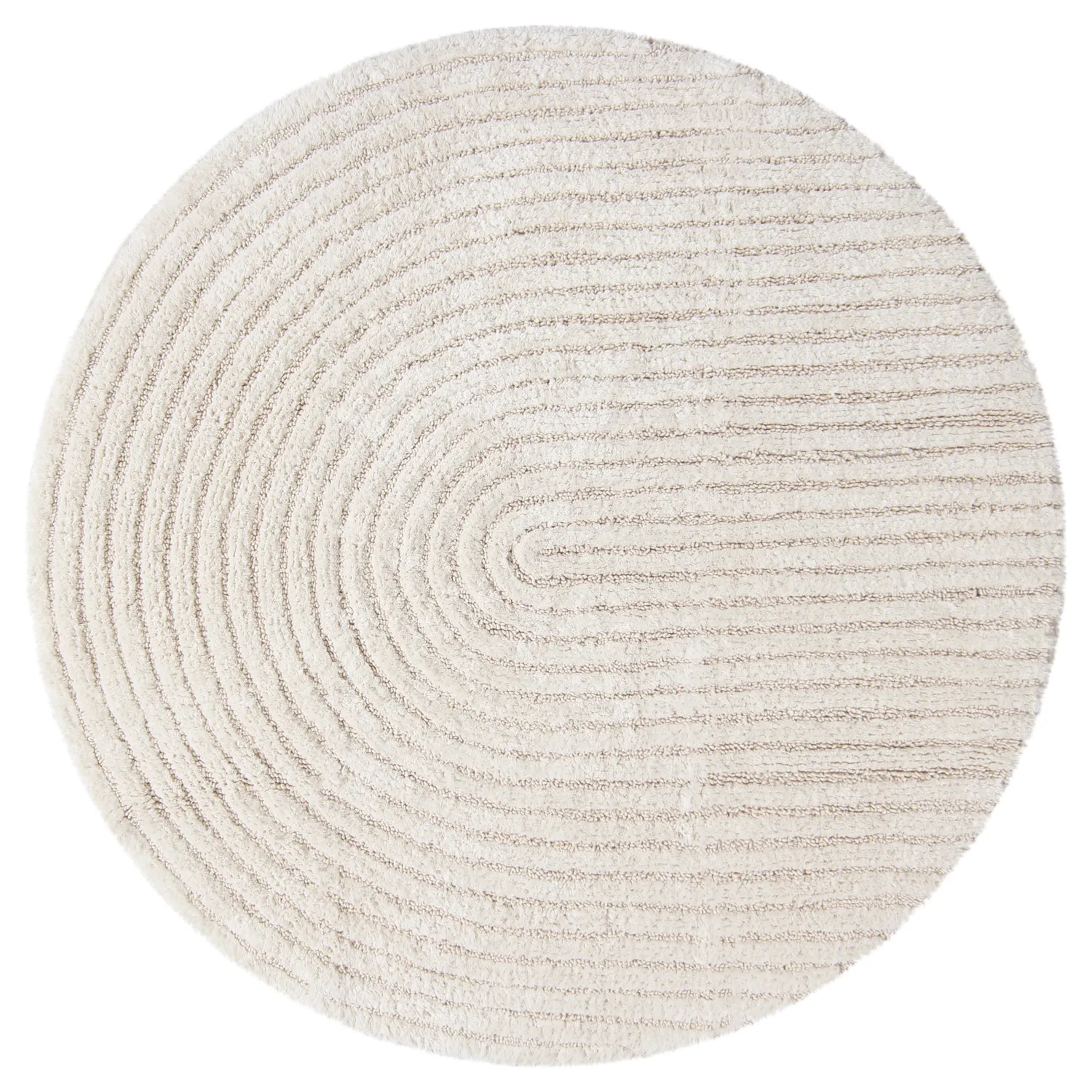 Kúpeľňová rohož okrúhla - Evena (offwhite)