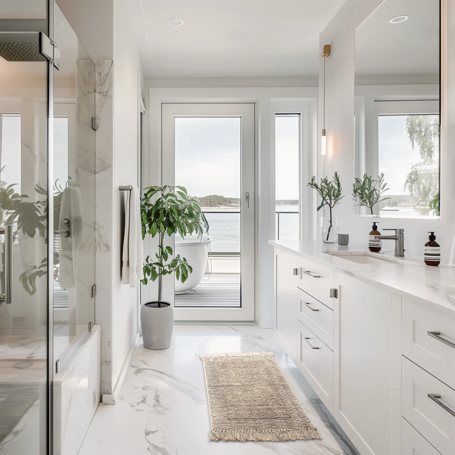 Kúpeľňová predložka - Flynn (béžová)