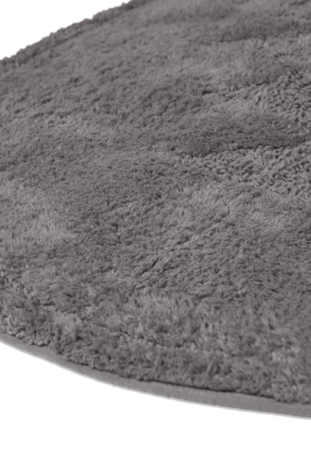 Oválny koberec do kúpeľne - Gertie (tmavošedý)