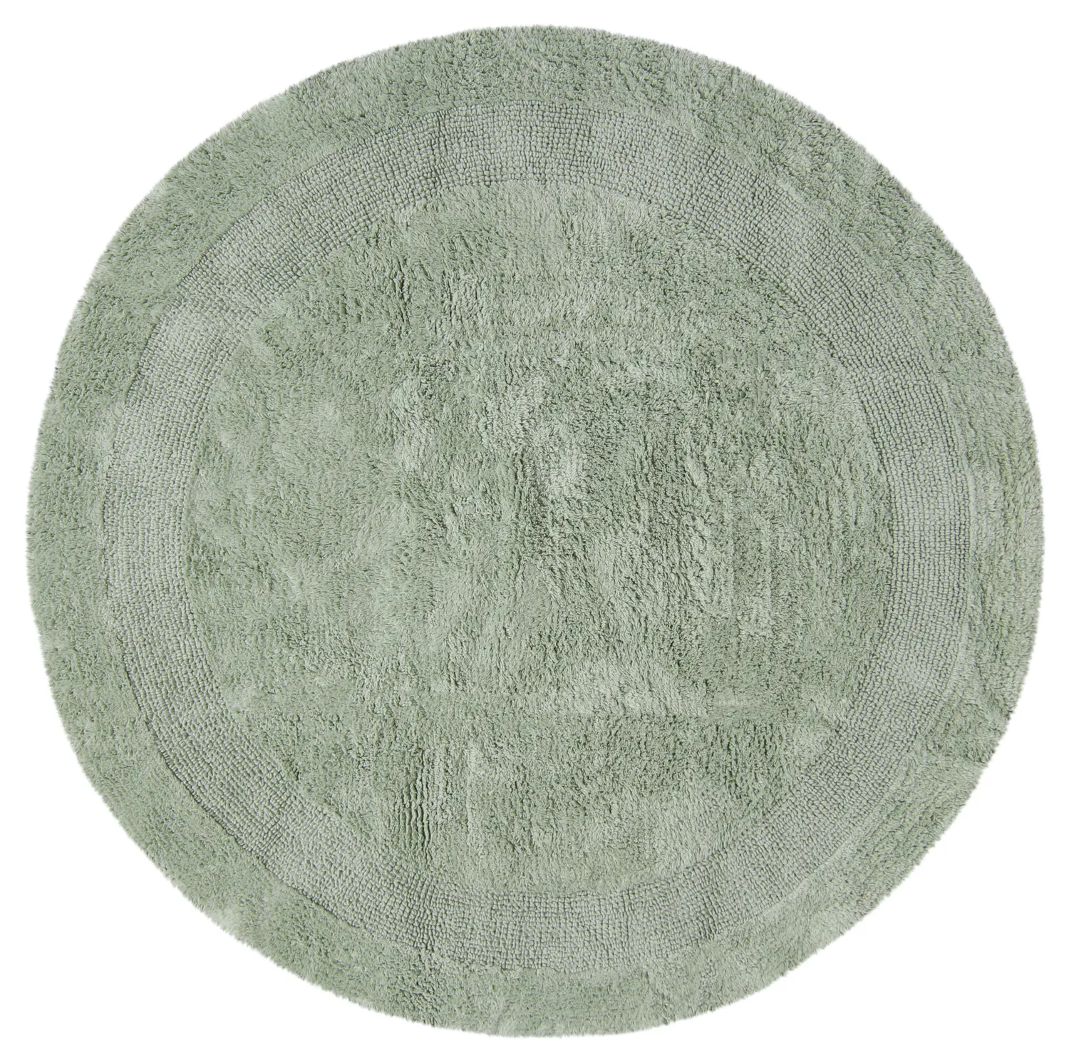 Kúpeľňová rohož okrúhla - Nila (svetlozelená)