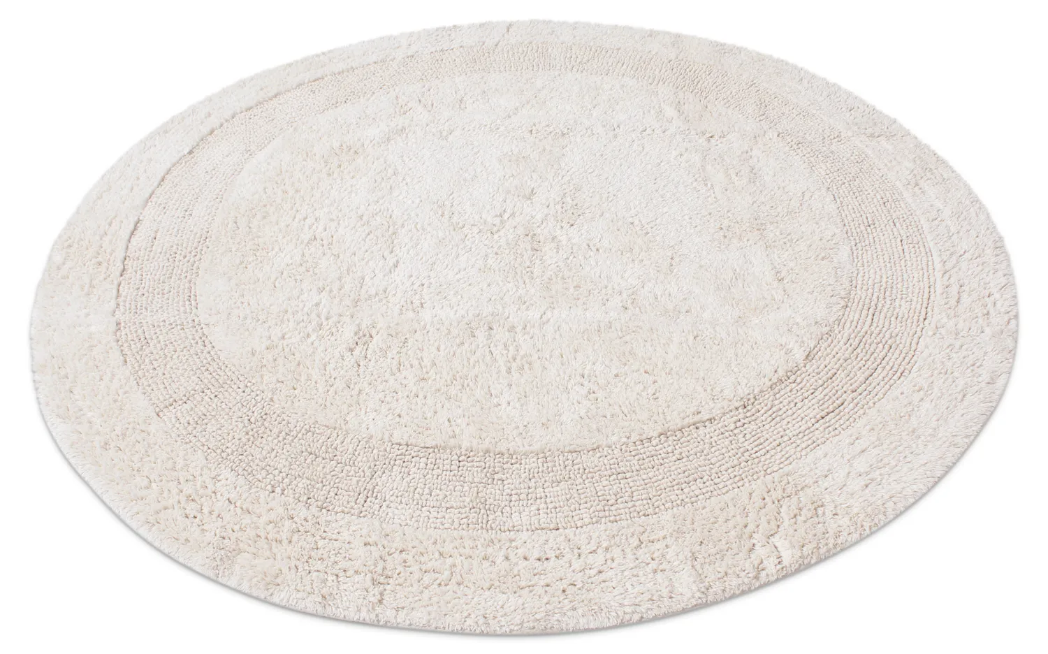 Kúpeľňová rohož okrúhla - Nila (offwhite)