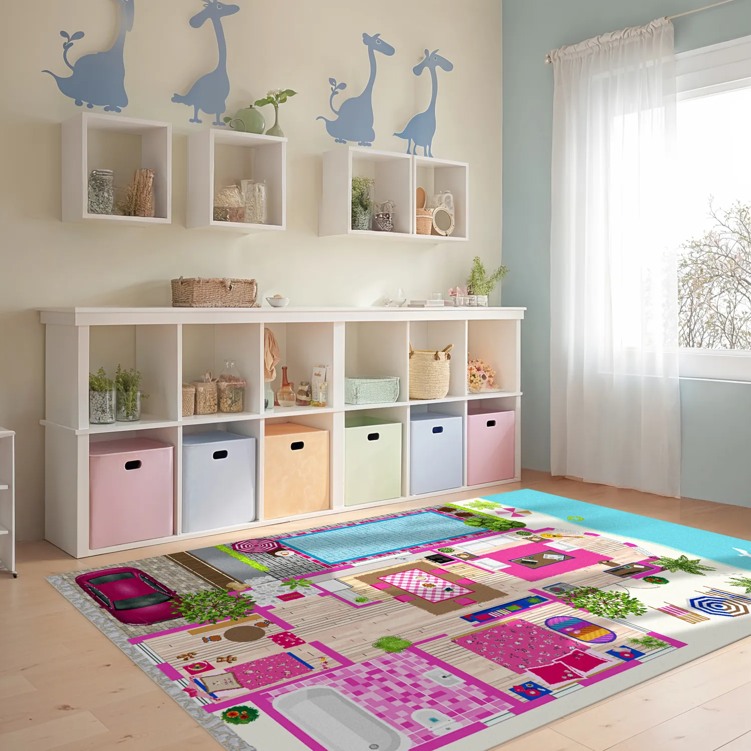 Detský koberec - Plážový svet