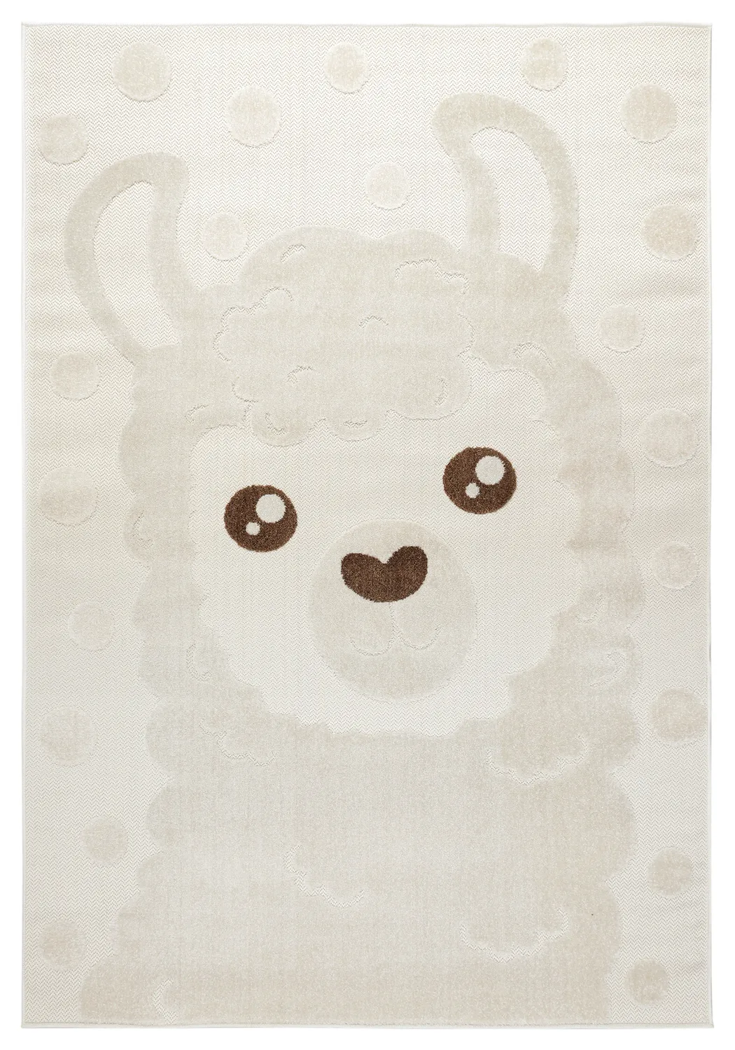 Detský koberec - Kind Llama (krém)