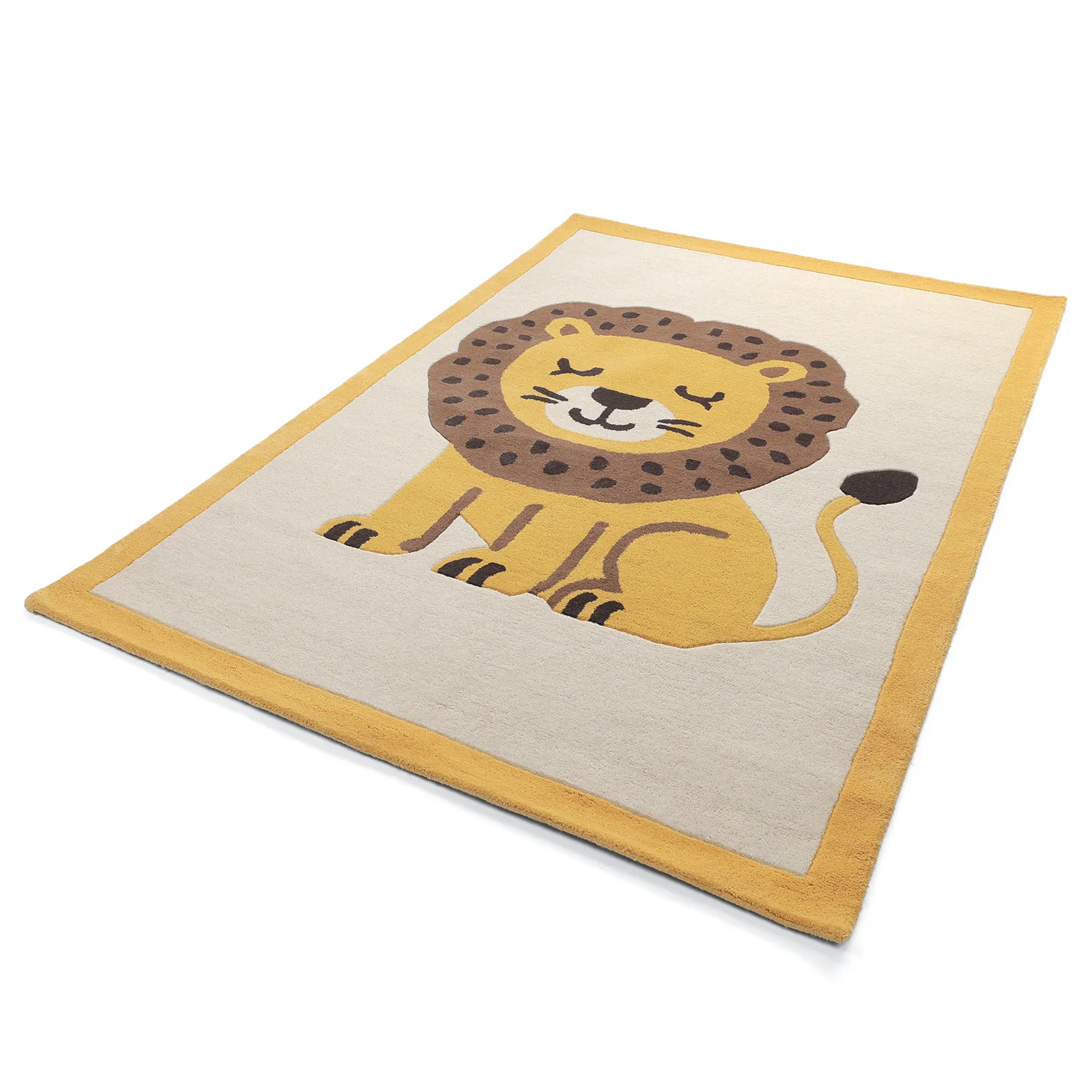 Detský koberec - Lion Hand Tufted Wool Premium (béžová/multi)