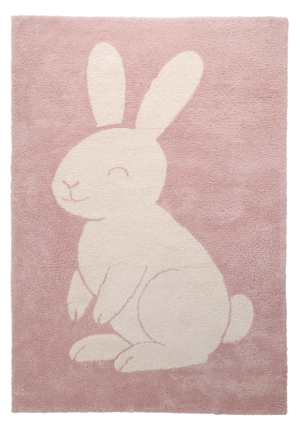 Barnmatta - Soft Bunny (rosa/creme)