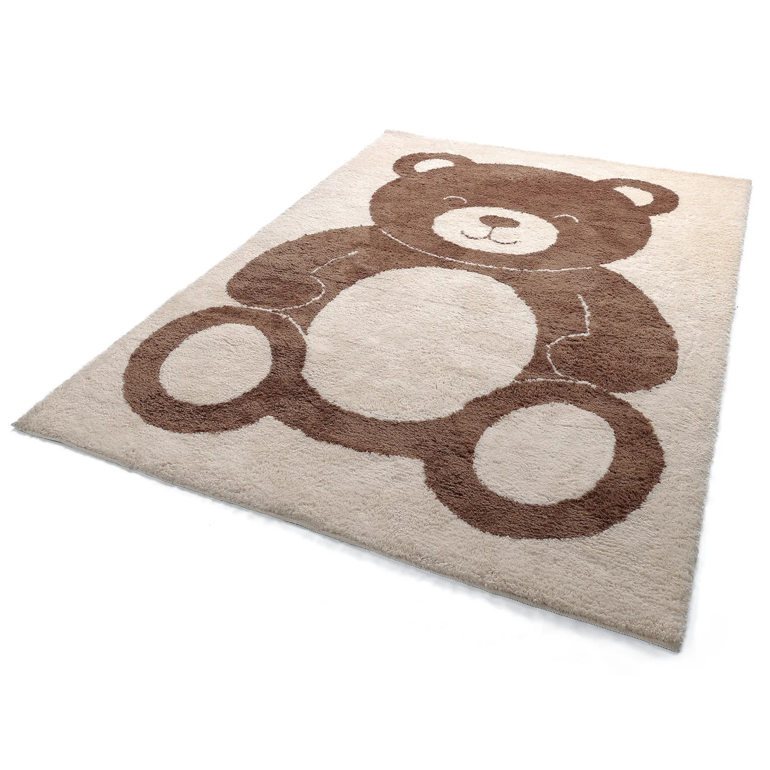 Barnmatta - Soft Teddybear (creme/brun)