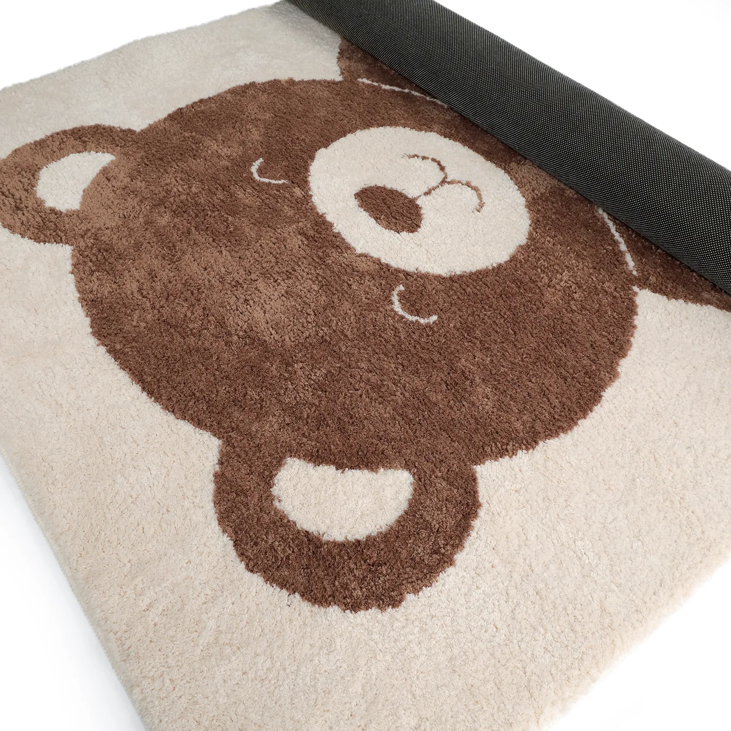 Barnmatta - Soft Teddybear (creme/brun)