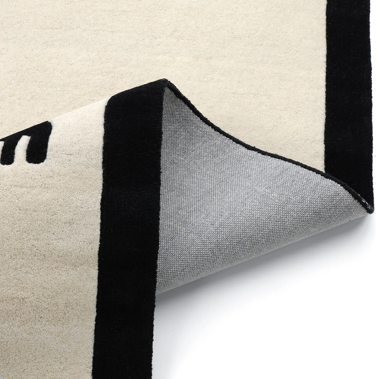 Detský koberec - Zebra Hand Tufted Wool Premium (béžová/čierna)