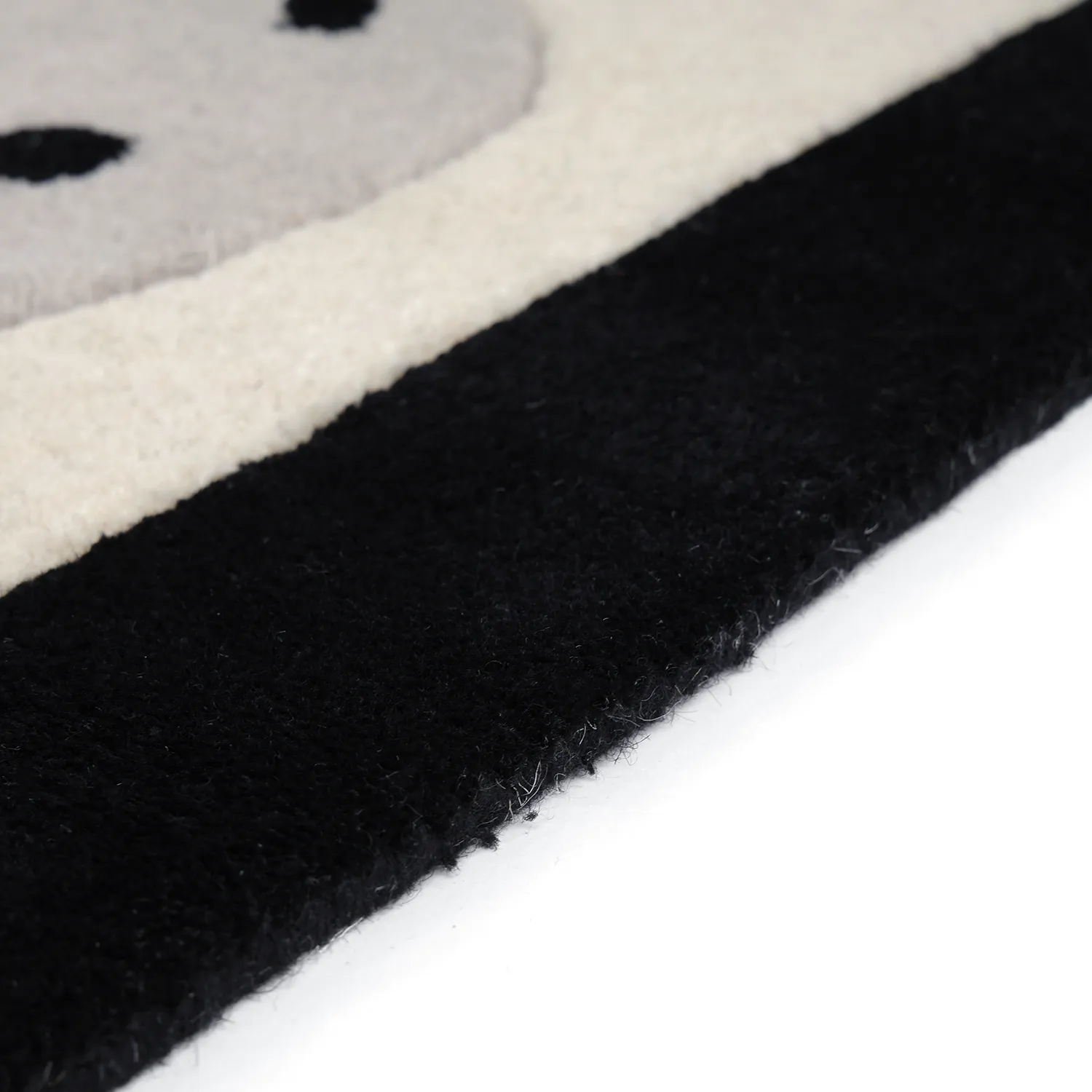 Detský koberec - Zebra Hand Tufted Wool Premium (béžová/čierna)