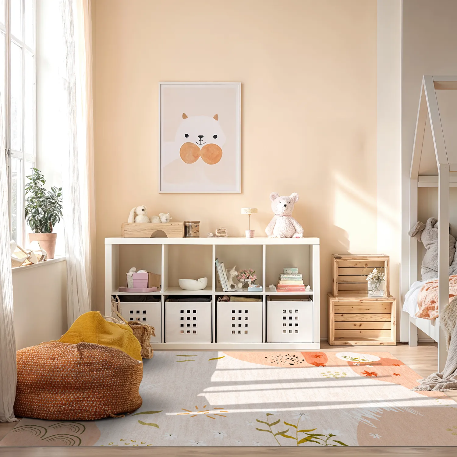 Detský koberec - Zora (ružový)