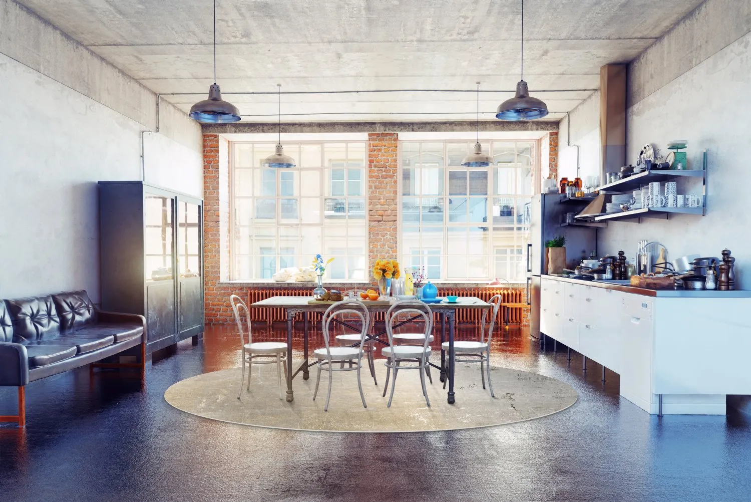 Koberec okrúhly - Toledo (béžový)