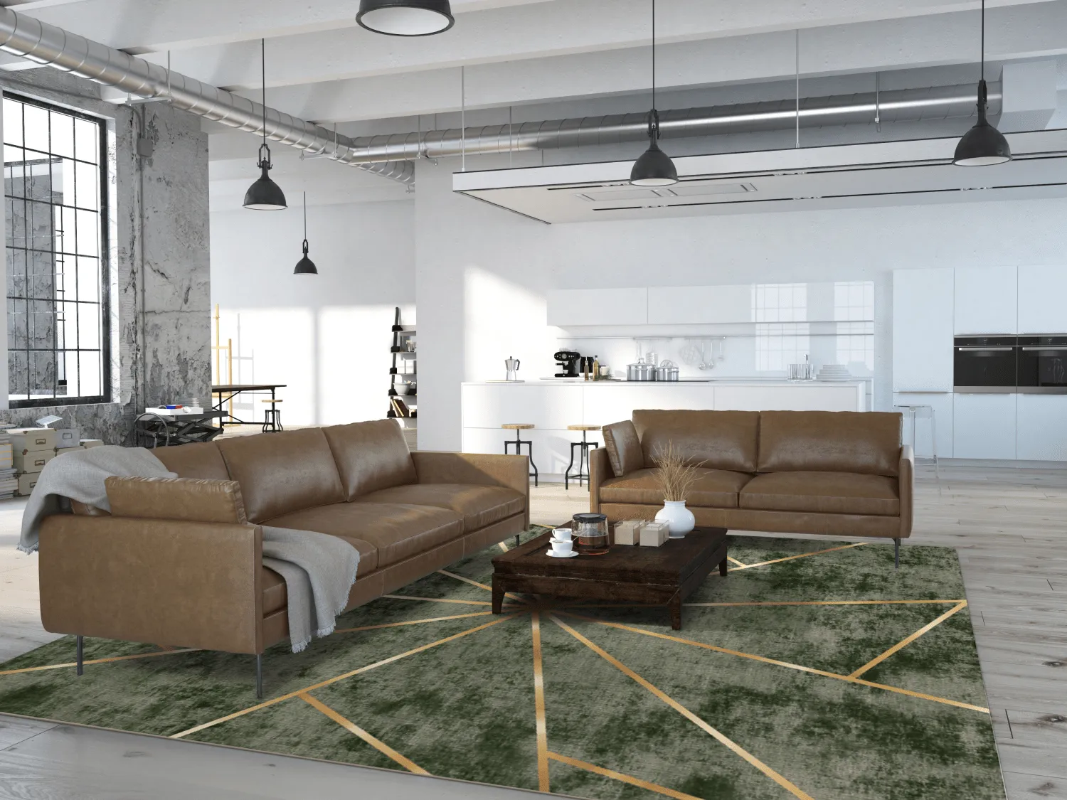 Koberec Wilton - Bellizzi (zelená)