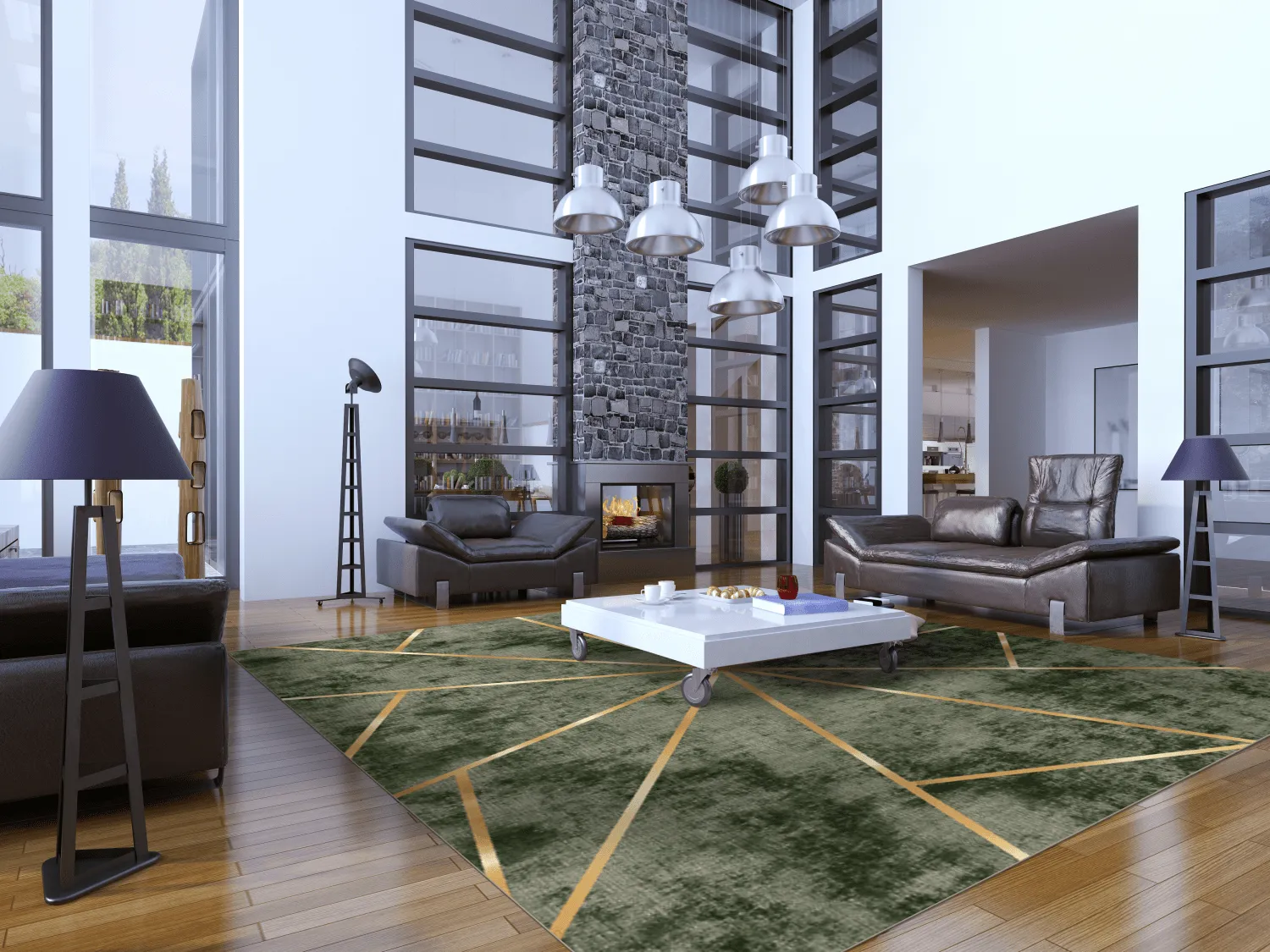 Koberec Wilton - Bellizzi (zelená)