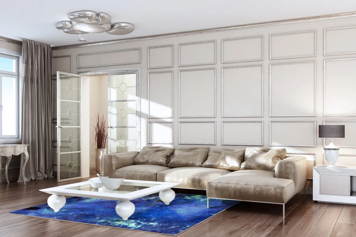 Koberec Wilton - Gallo (modrý)