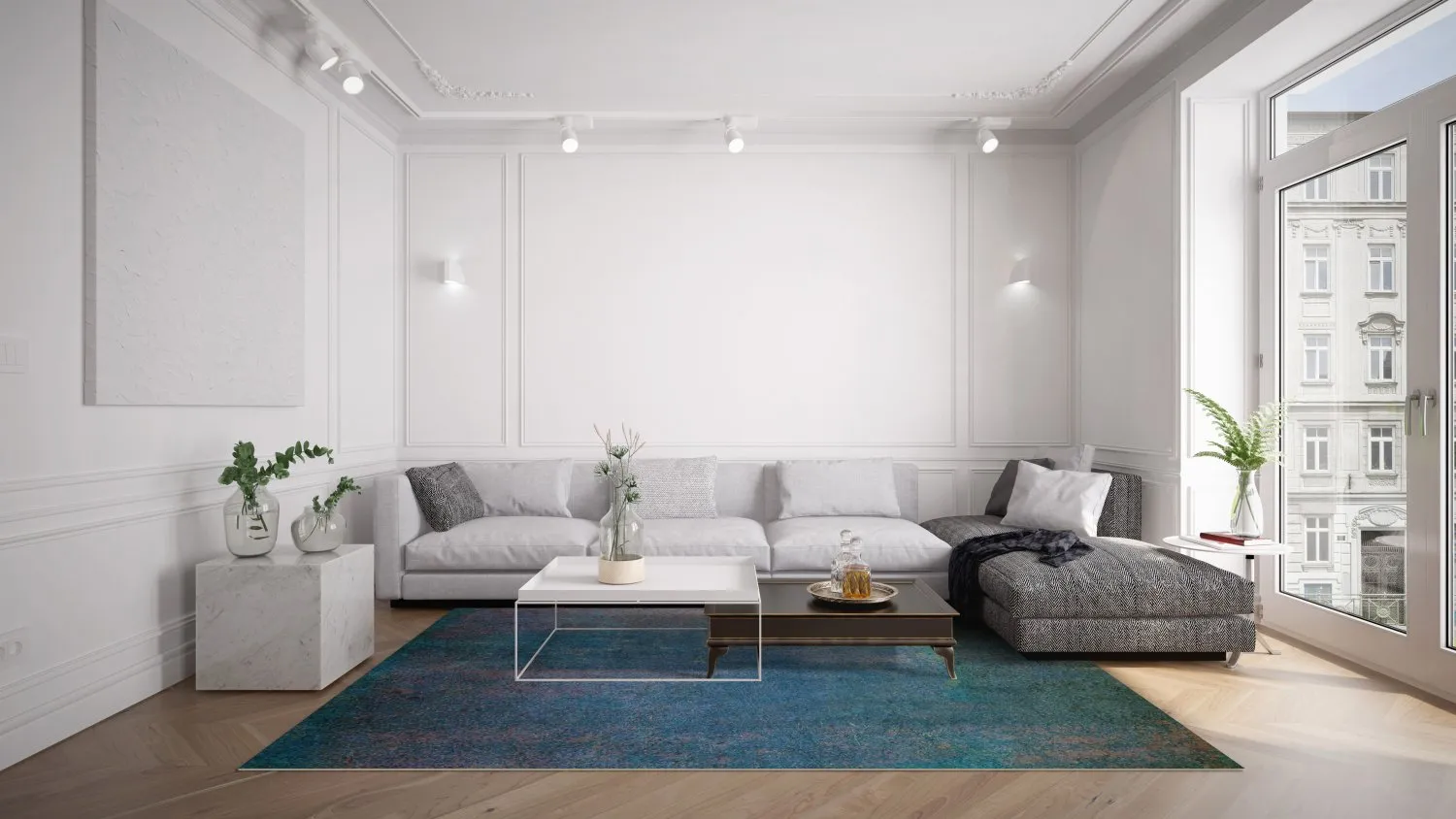 Koberec Wilton - Alicante (modrý)