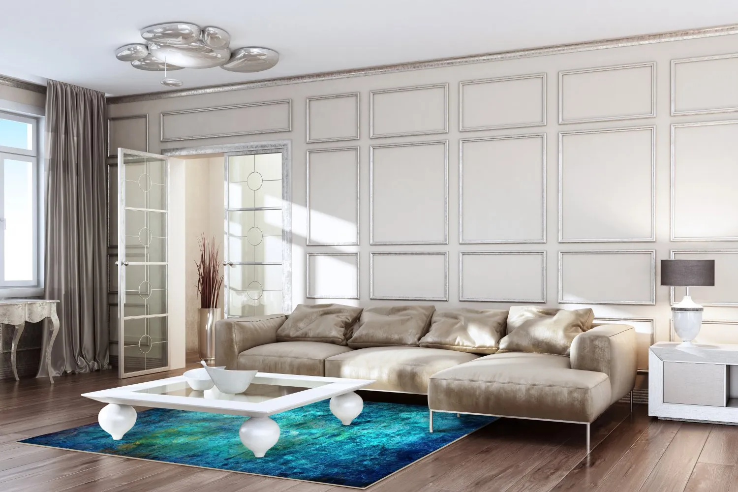 Koberec Wilton - Pardos (modrá)