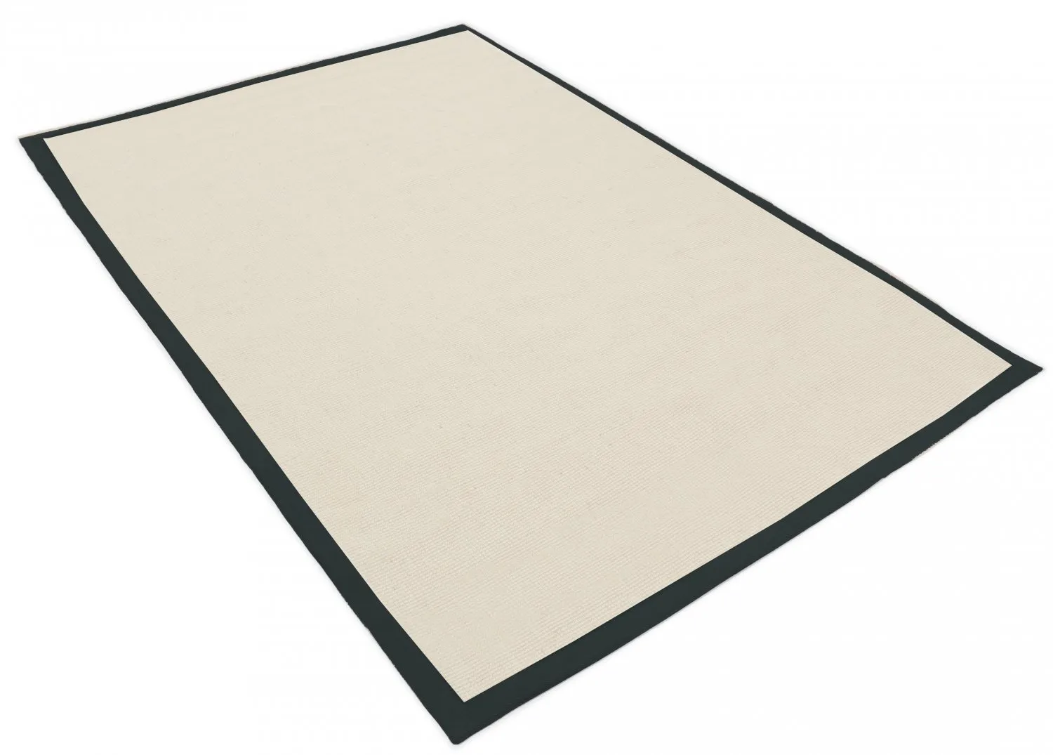 Sisalový koberec - Agave (čierny/offwhite)