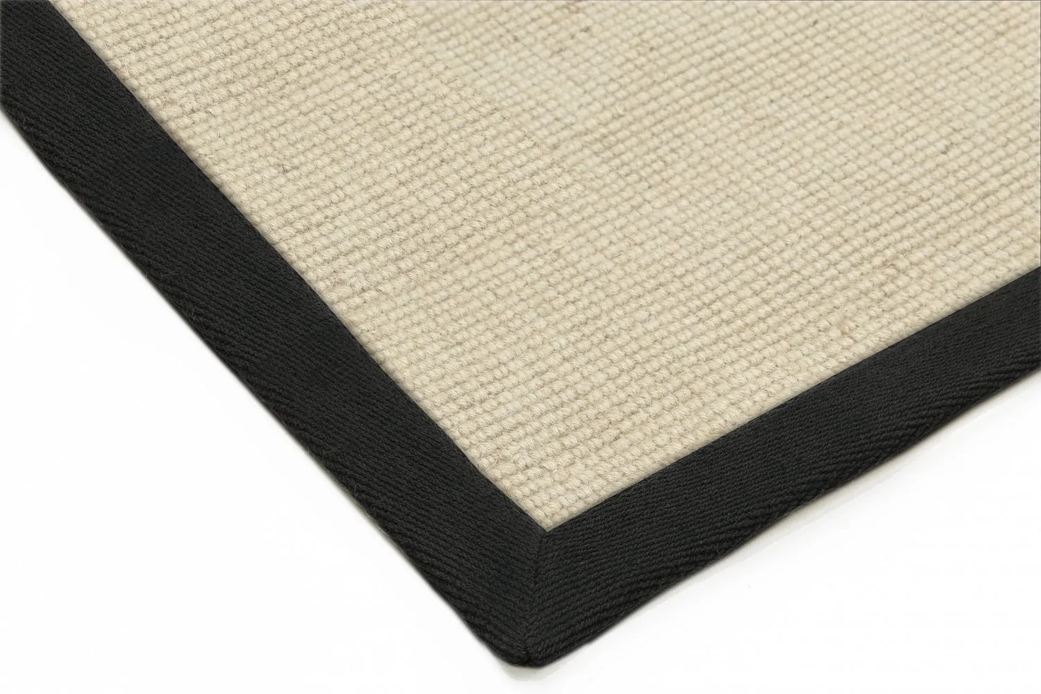 Sisalový koberec - Agave (čierny/offwhite)