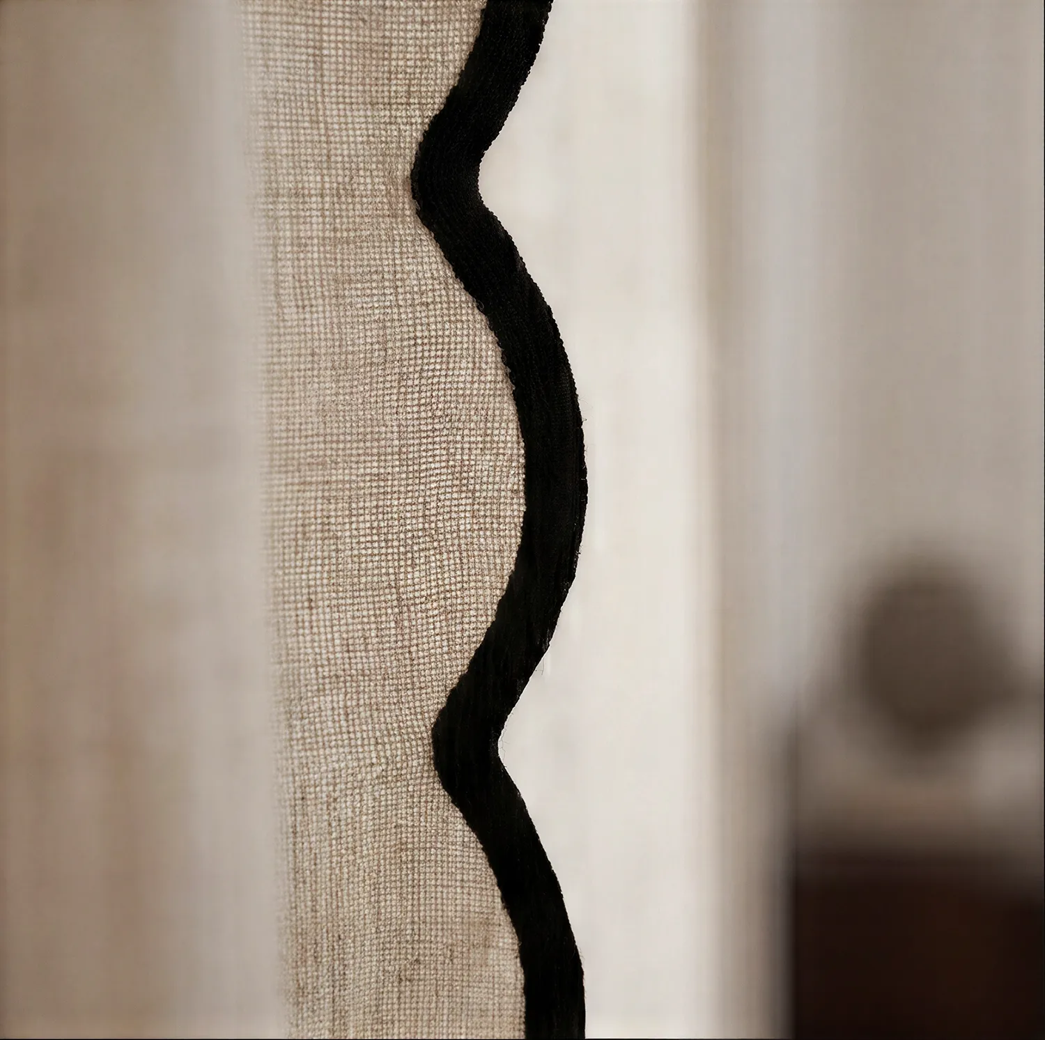 Gardiner 2-Pack - Bomullsgardin Yrsa (ljusbeige)