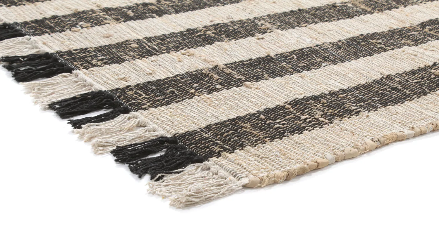 Bavlnený koberec - Hedda (čierny)