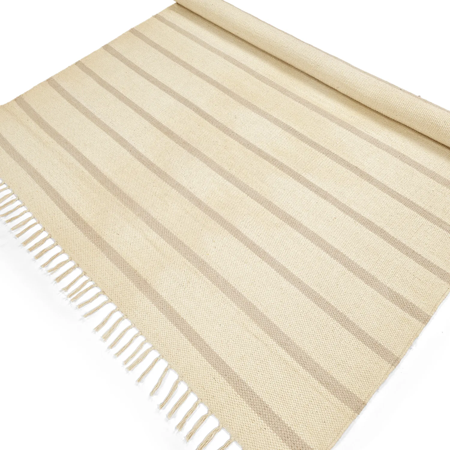 Bavlnený koberec - Helle (špinavá biela/sivá)