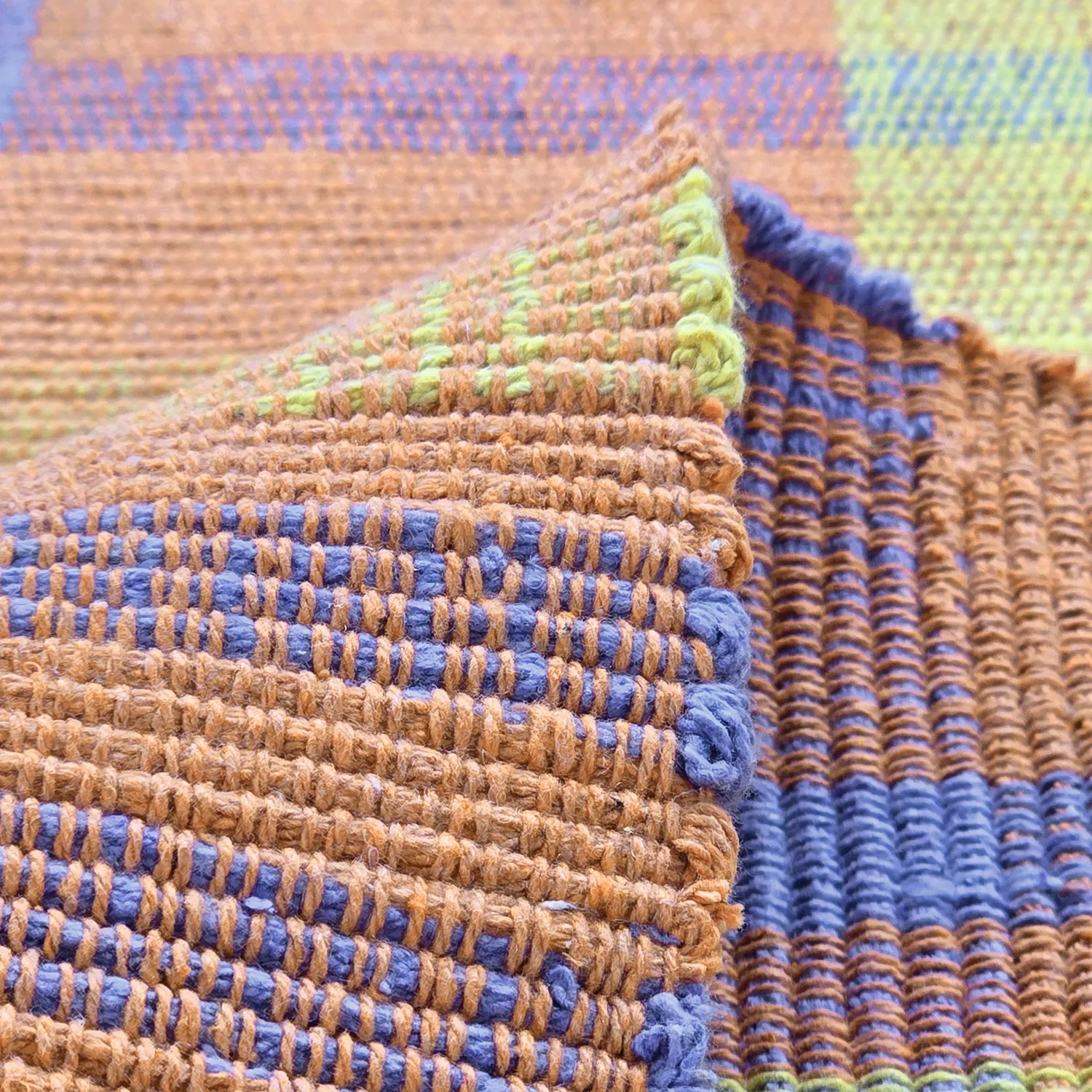 Bavlnený koberec - Husvik (koralový/multicolor)