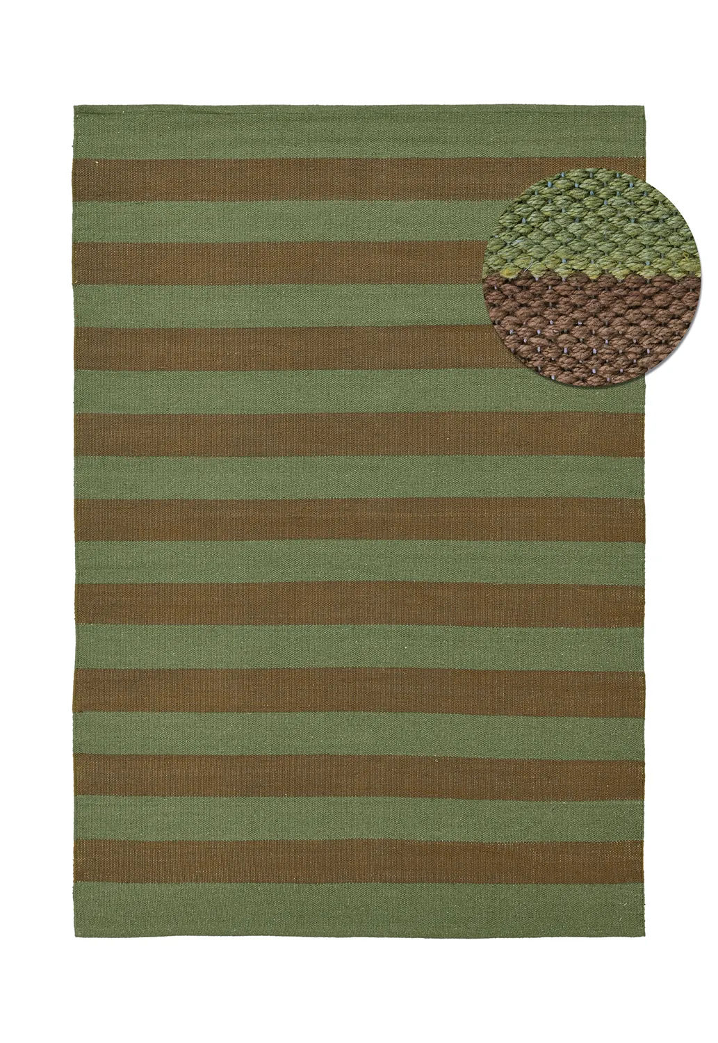 Bavlnený koberec - Nilo (machovo zelená)