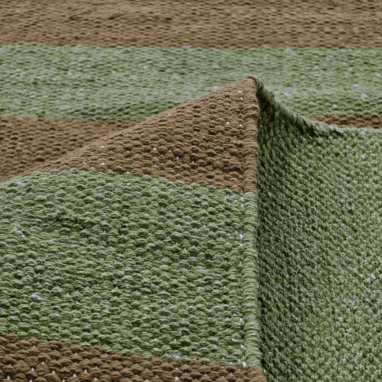 Bavlnený koberec - Nilo (machovo zelená)