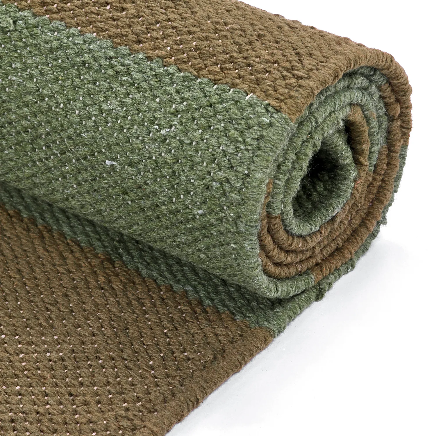 Bavlnený koberec - Nilo (machovo zelená)