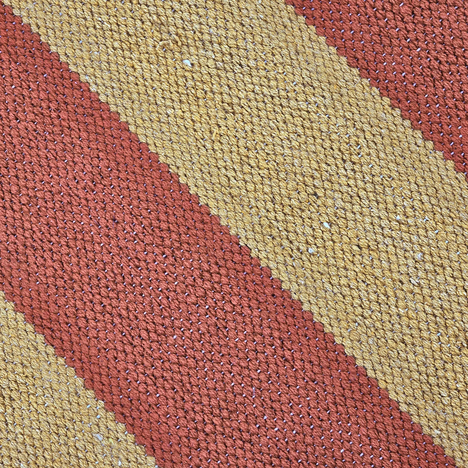 Bavlnený koberec - Nilo (horčicovo žltá/terakota)