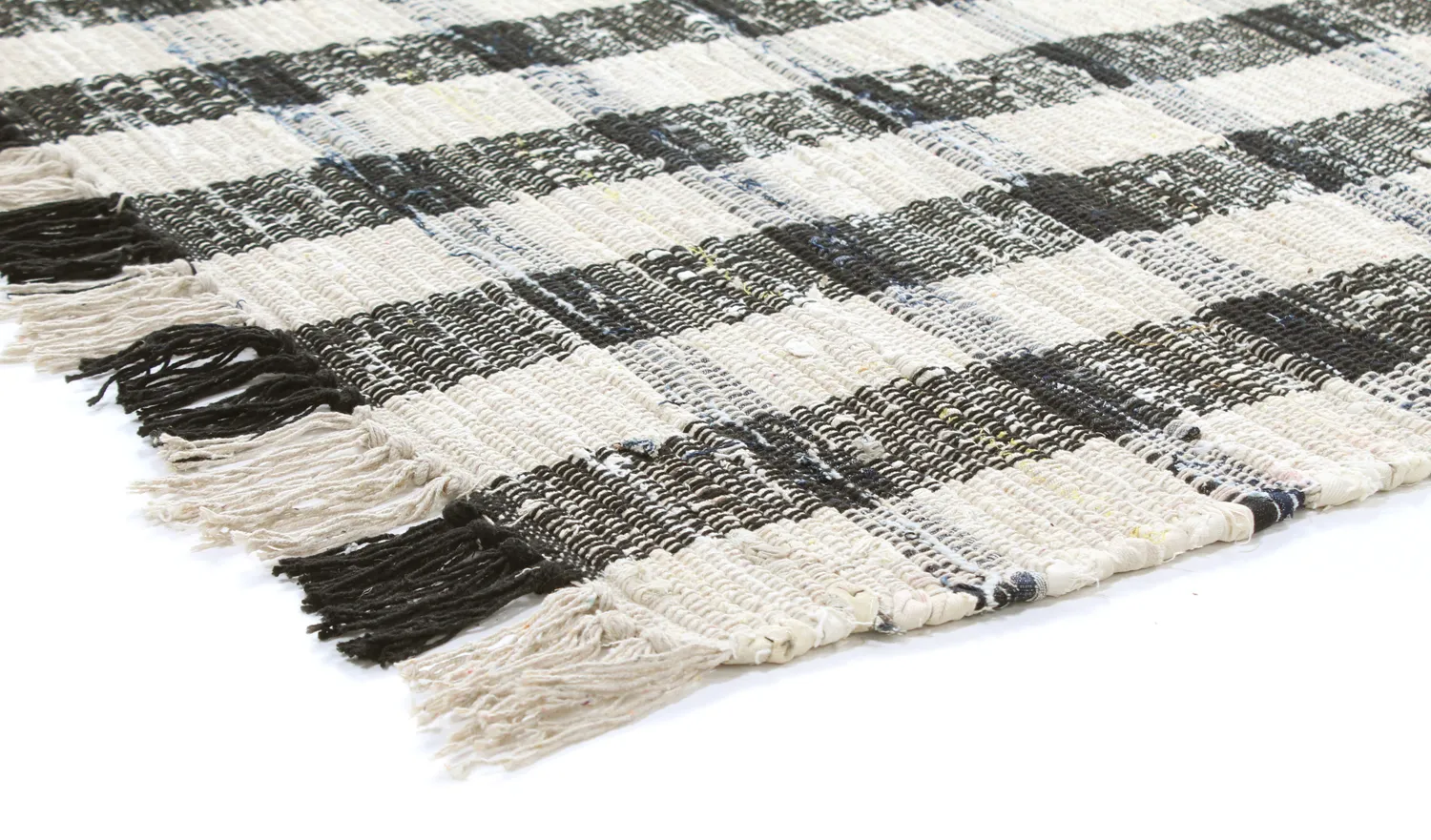 Bavlnený koberec - Noomi (čierny)