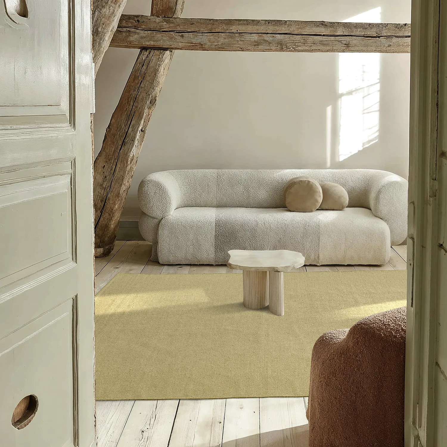 Bavlnený koberec - Rigolet (žltý)