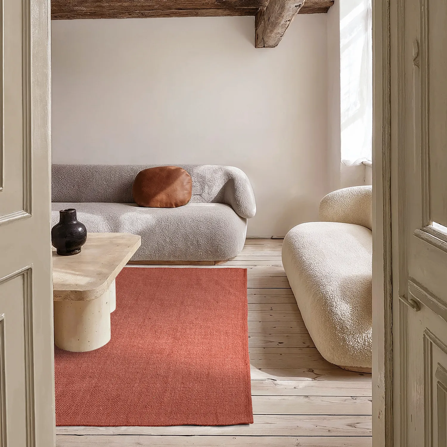 Bavlnený koberec - Rigolet (terracota)