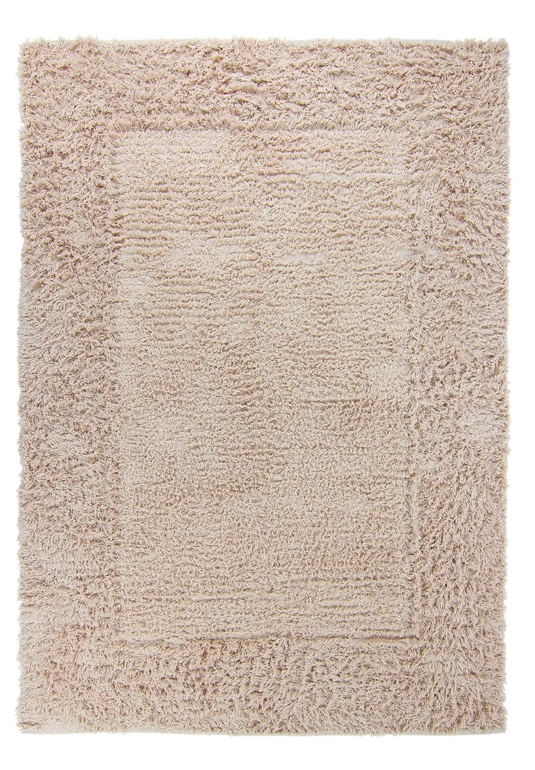 Koberce s dlhým vlasom - Aline Natural Cotton Shaggy (béžová)