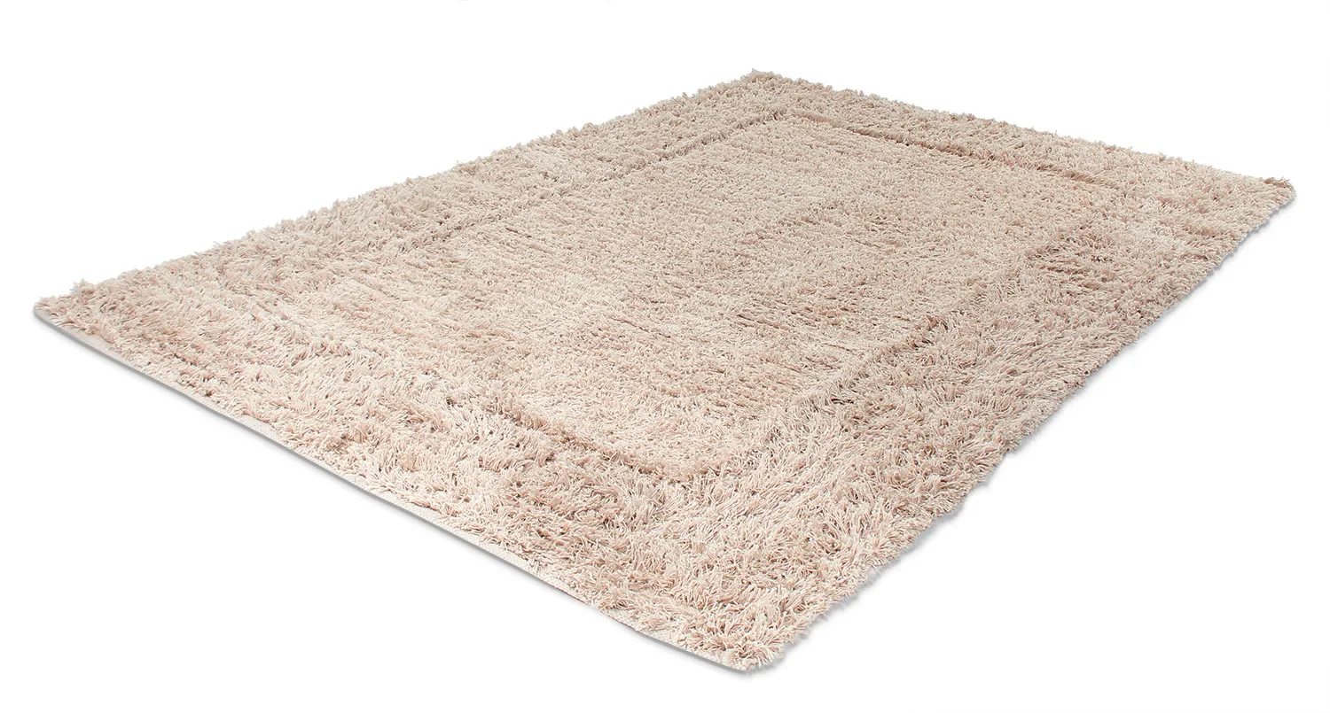Koberce s dlhým vlasom - Aline Natural Cotton Shaggy (béžová)