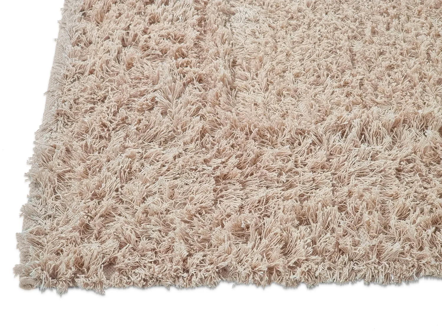 Koberce s dlhým vlasom - Aline Natural Cotton Shaggy (béžová)