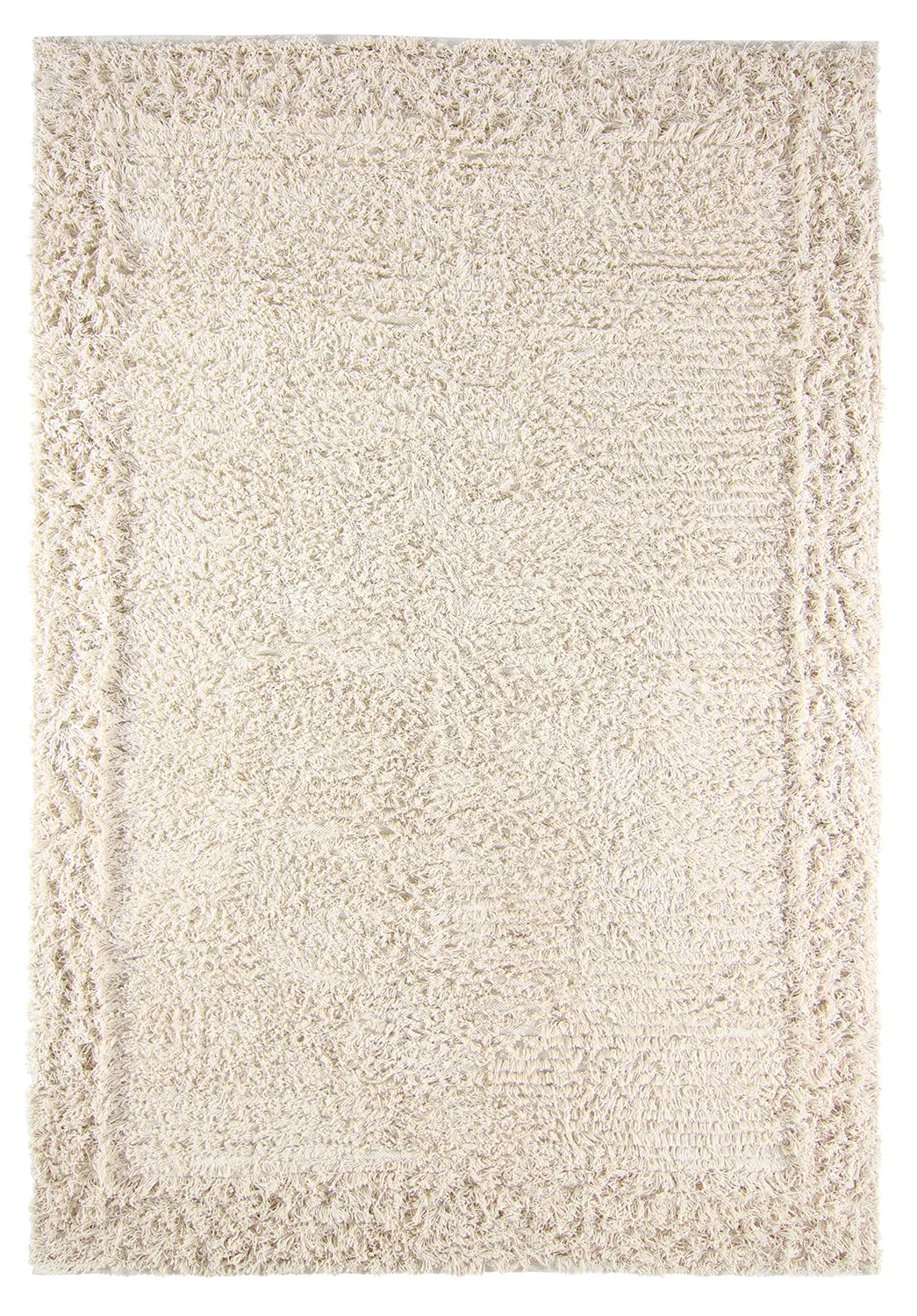 Koberce s dlhým vlasom - Bonnie Natural Cotton Shaggy (prírodná)