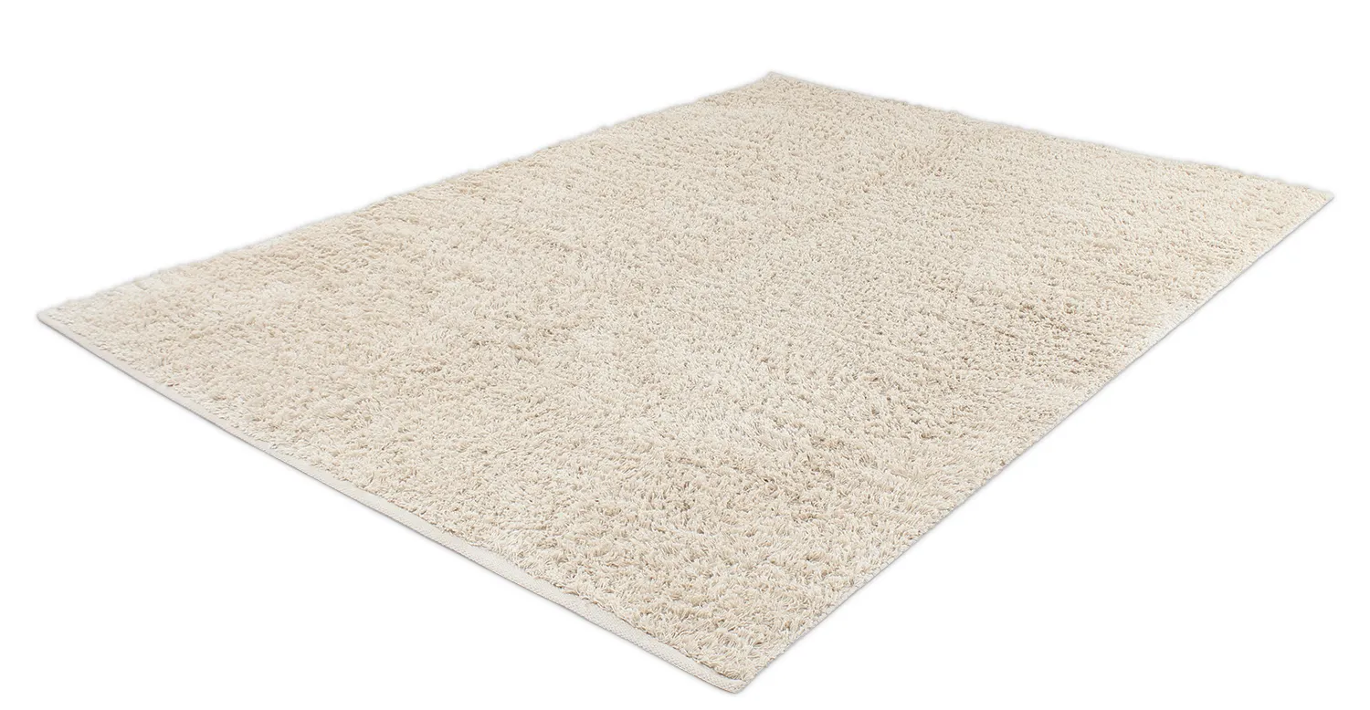 Koberce s dlhým vlasom - Enya Natural Cotton Shaggy (prírodná)