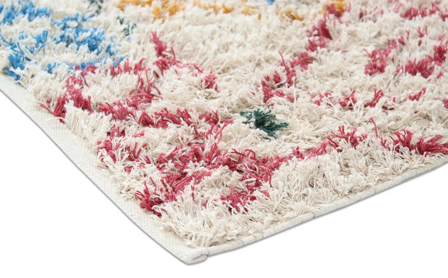 Koberce s dlhým vlasom - Maloney Natural Cotton Shaggy (multi)