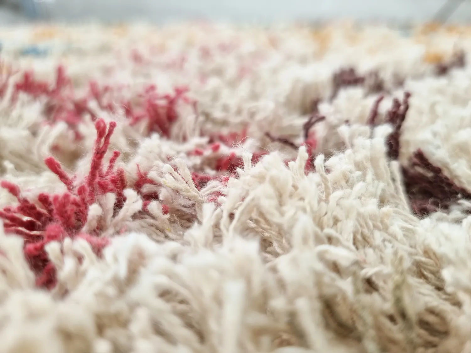 Koberce s dlhým vlasom - Maloney Natural Cotton Shaggy (multi)