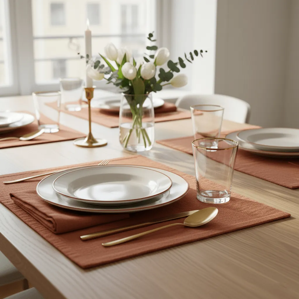 Americký stôl - 2 kusy Niva (svetlohnedá)