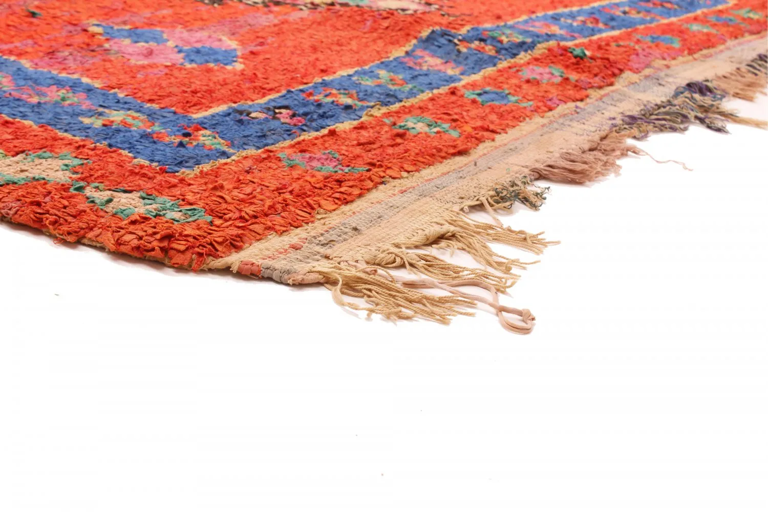 Marockansk Boucherouite-matta 330 x 150 cm