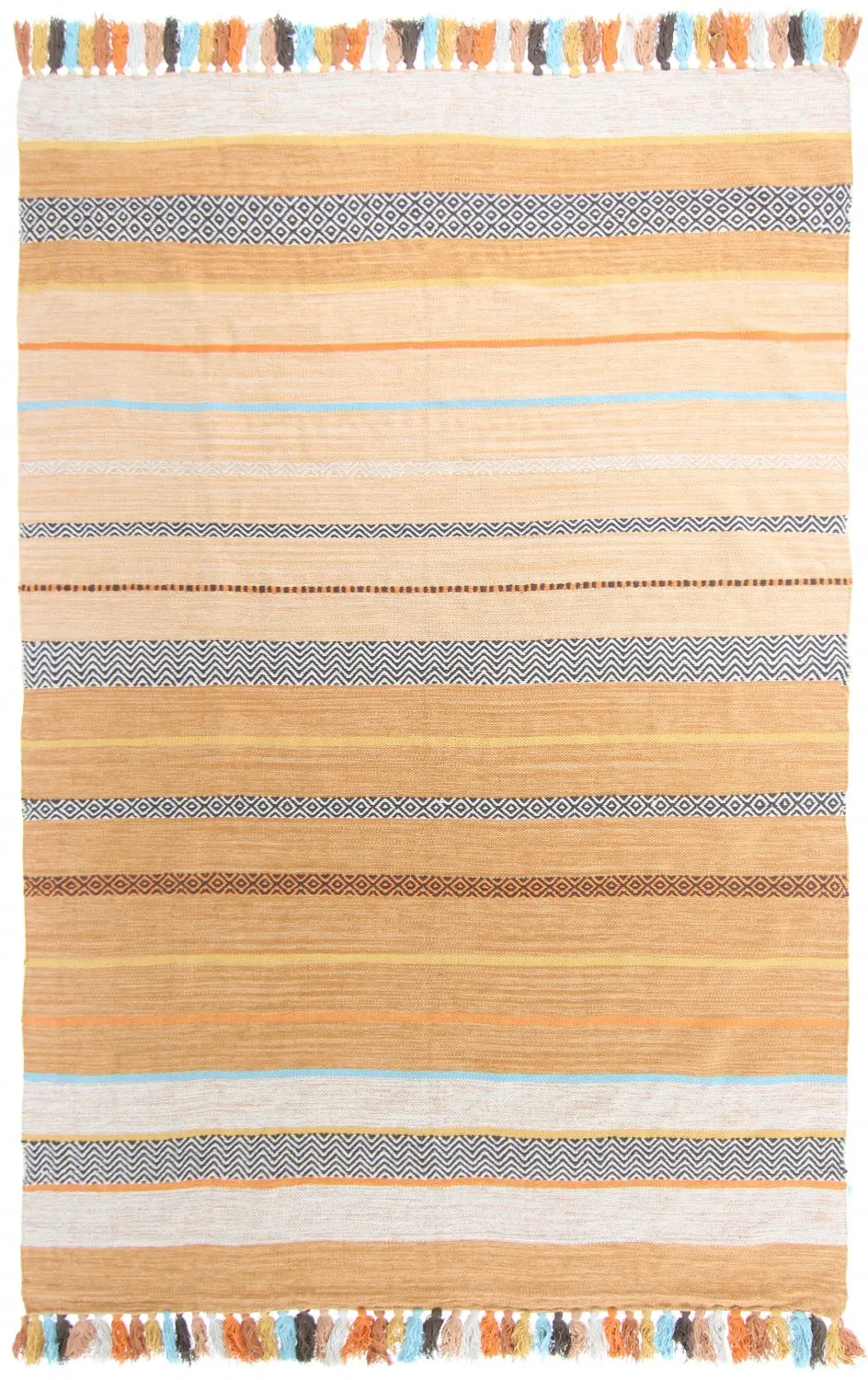 Bavlnený koberec - Bouira (oranžový/multi)