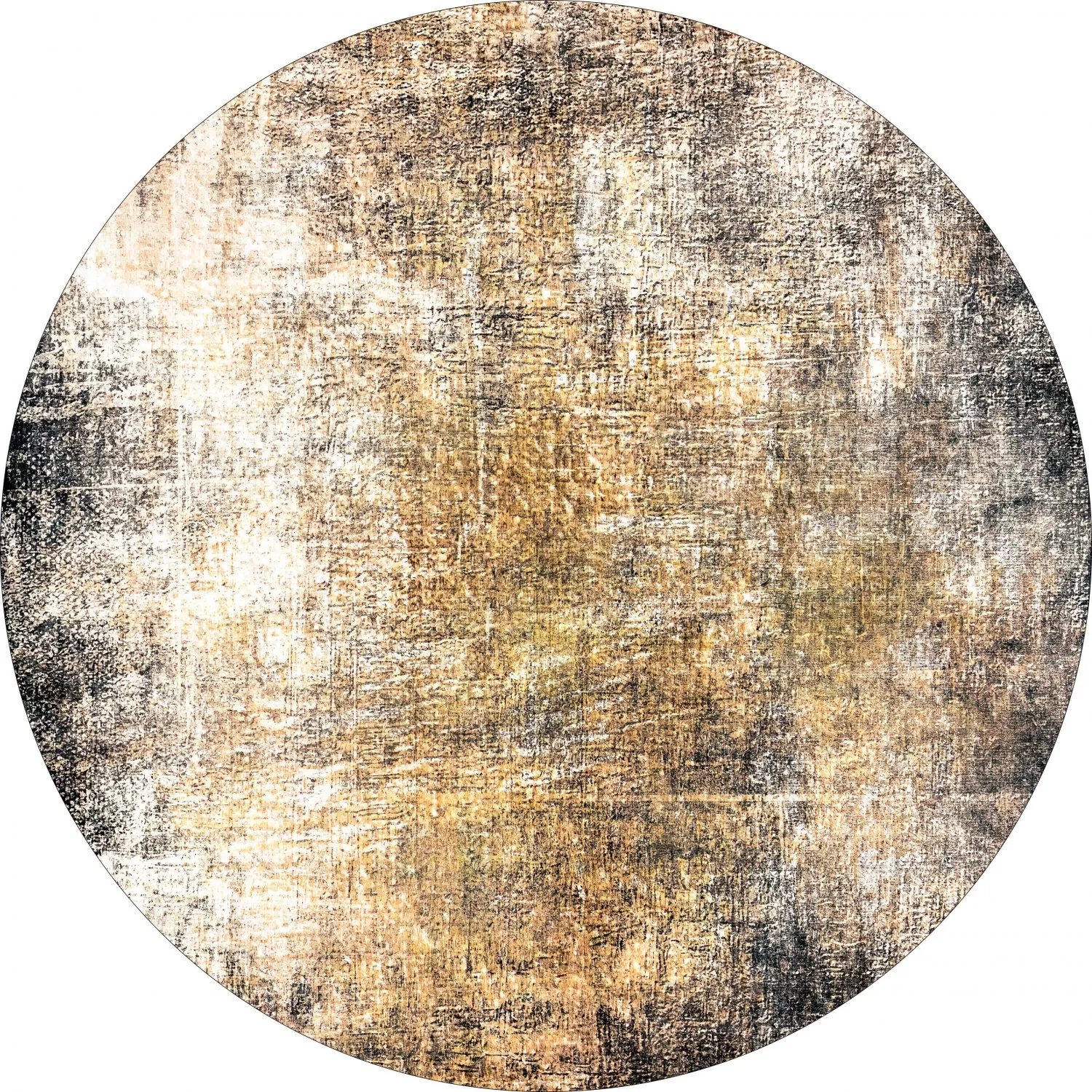 Kruhový koberec - Florent (hnedý)