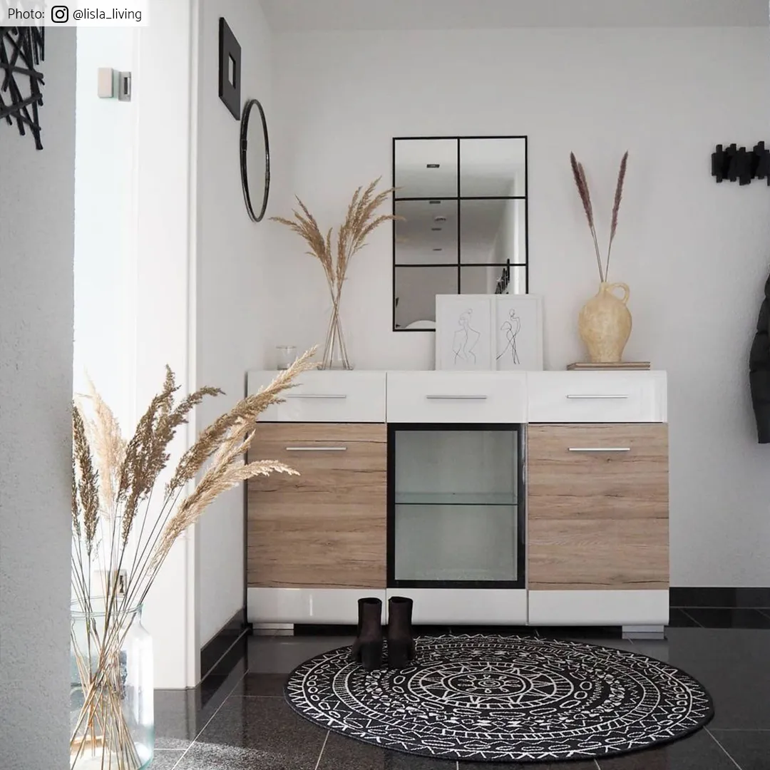 Kruhový koberec - Brussels Diamond (čierny)